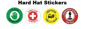 safety decals hard hat